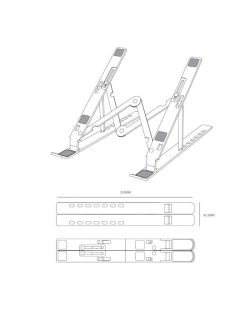 Soporte Aisens LPS3M-179 para Portátil/Tablet hasta 15'