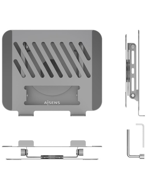 Soporte de Sobremesa Aisens LP5SXL-487 para Portátil de 10-17'/ hasta 3kg
