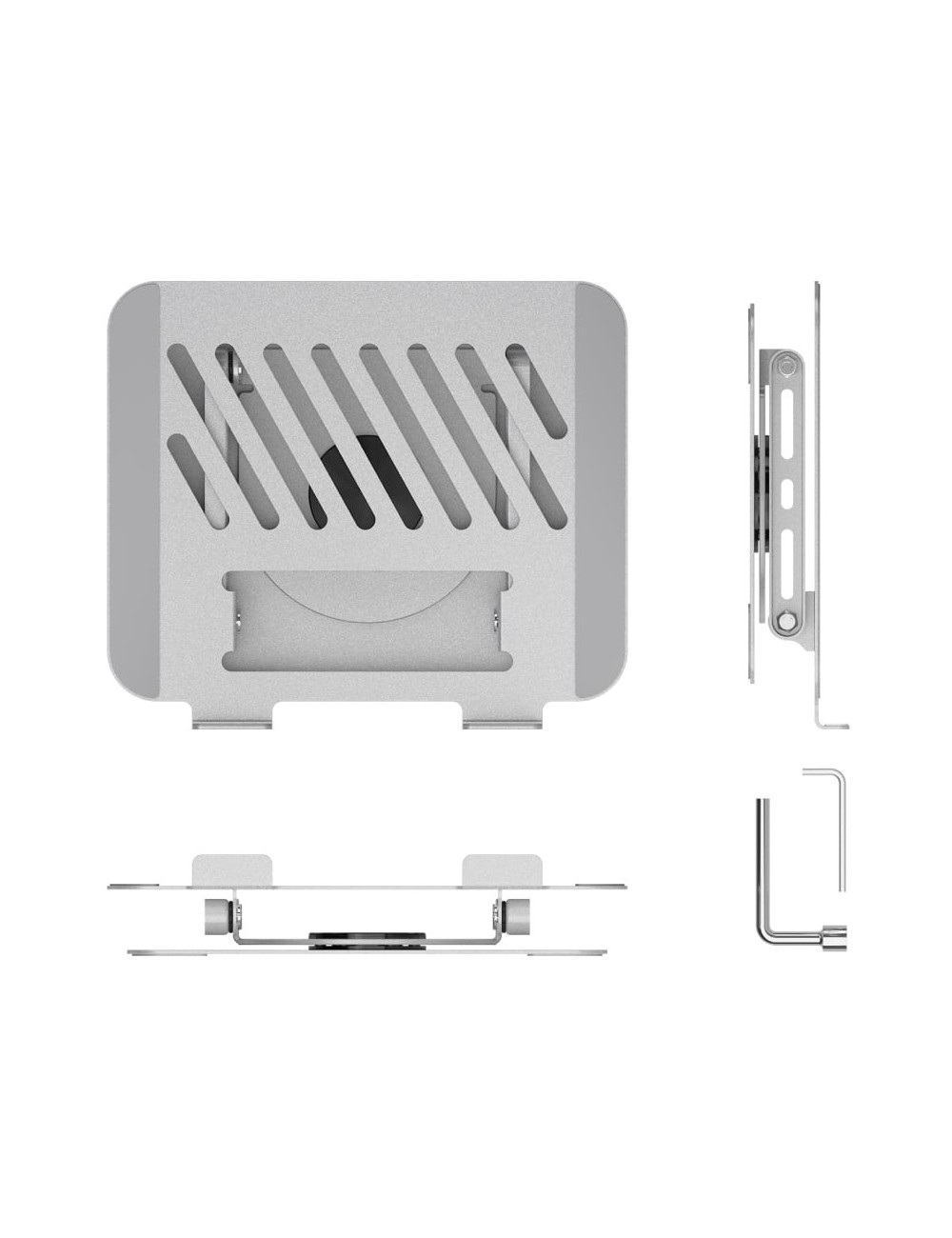 Soporte de Sobremesa Aisens LP5SXL-489 para Portátil de 10-17'/ hasta 3kg