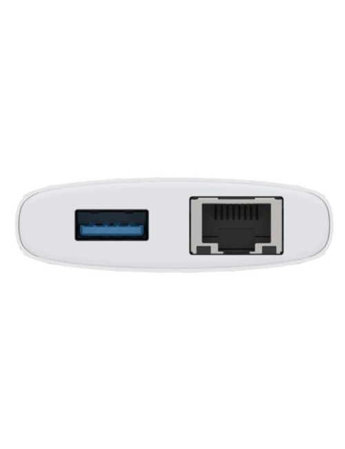 Docking USB Tipo-C D-Link DUP-A01/ 1xUSB/ 2xUSB Tipo-C/ 2xHDMI 4K/ 1xRJ45/ 1xLector de Tarjetas/ 1xUSB Tipo-C PD/ Blanco