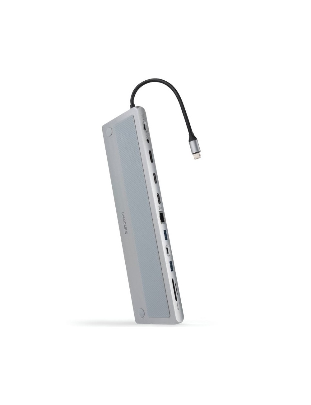 Docking Tipo-C Nanocable 10.16.1012/ 3xUSB/ 1xUSB Tipo-C/ 2xHDMI 4K/ 1xDisplayPort/ 1xRJ45/ 1xLector tarjetas/ 1xJack 3.5/ 1xUSB
