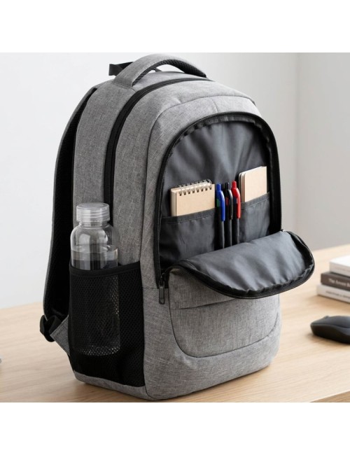 Mochila Subblim City Plus 26L Backpack para Portátiles hasta 16'/ Puerto USB/ Repelente al agua/ Reflectante/ Cinta para Trolley