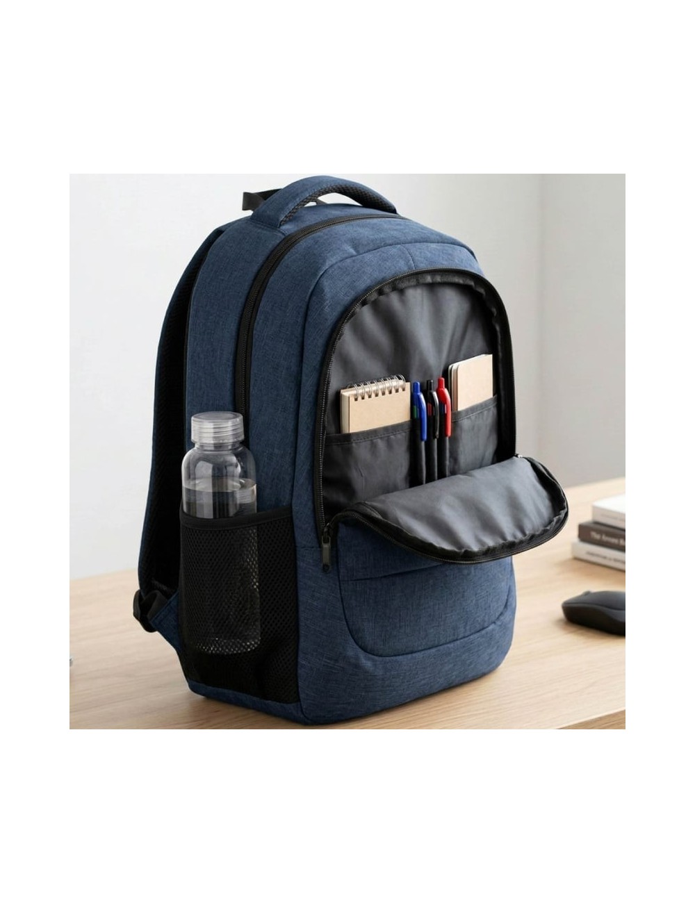 Mochila Subblim City Plus 26L Backpack para Portátiles hasta 16'/ Puerto USB/ Repelente al agua/ Reflectante/ Cinta para Trolley