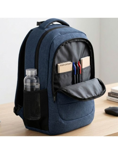 Mochila Subblim City Plus 26L Backpack para Portátiles hasta 16'/ Puerto USB/ Repelente al agua/ Reflectante/ Cinta para Trolley