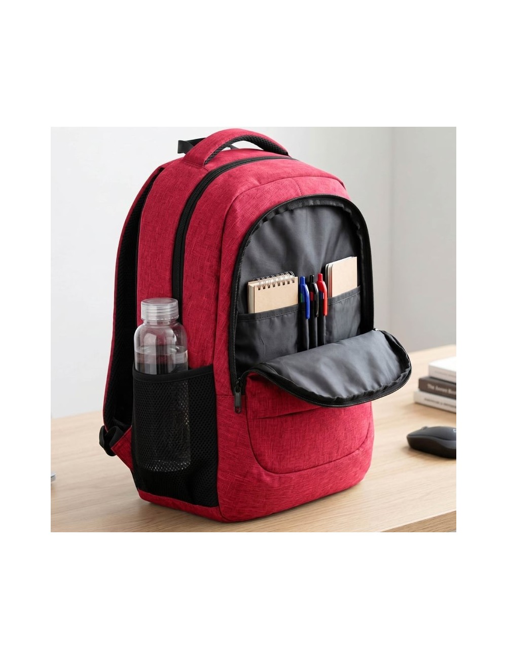 Mochila Subblim City Plus 26L Backpack para Portátiles hasta 15.6'/ Puerto USB/ Repelente al agua/ Reflectante/ Cinta para Troll