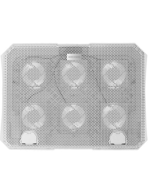 Soporte Refrigerante Mars Gaming MNBC23 para Portátiles hasta 16'/ Iluminación LED