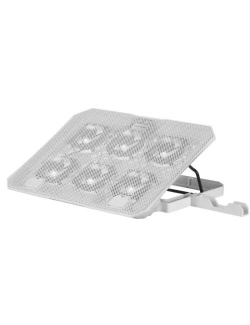 Soporte Refrigerante Mars Gaming MNBC23 para Portátiles hasta 16'/ Iluminación LED