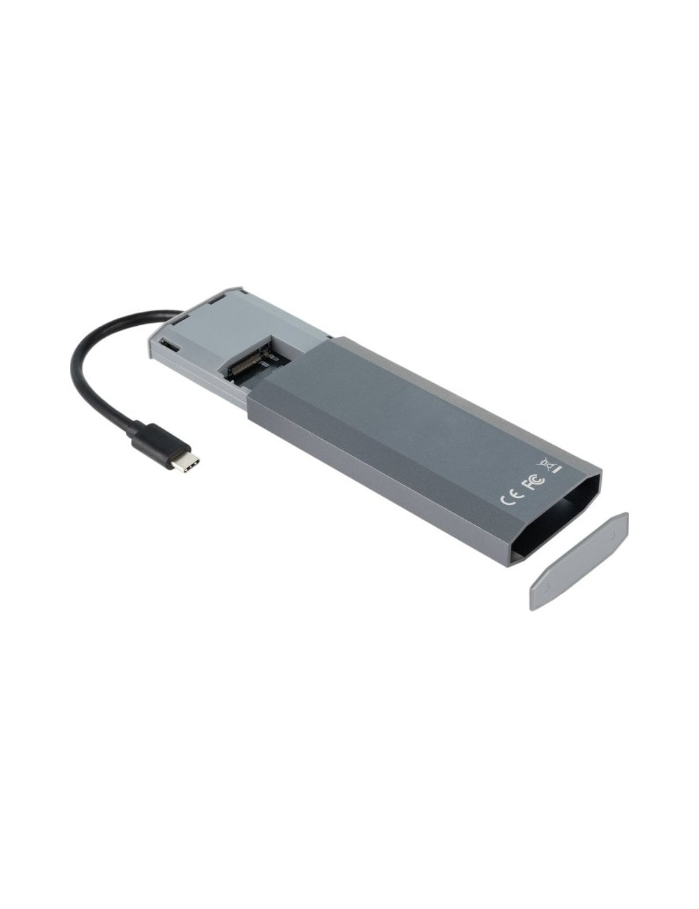 Docking/Caja Externa USB Tipo-C TooQ TQE-2241G/ Ranura SSD M.2/ 1xHDMI/ 2xUSB/ 1xUSB Tipo-C/ 1xLector Tarjetas/ 1xUSB Tipo-C PD