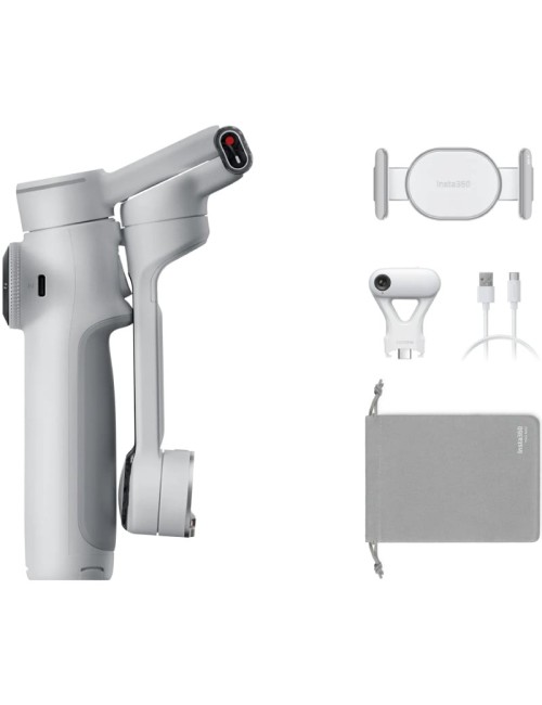 Gimbal palo selfie Insta360 Flow 2 Pro Pack Gimbal con IA/ Gris