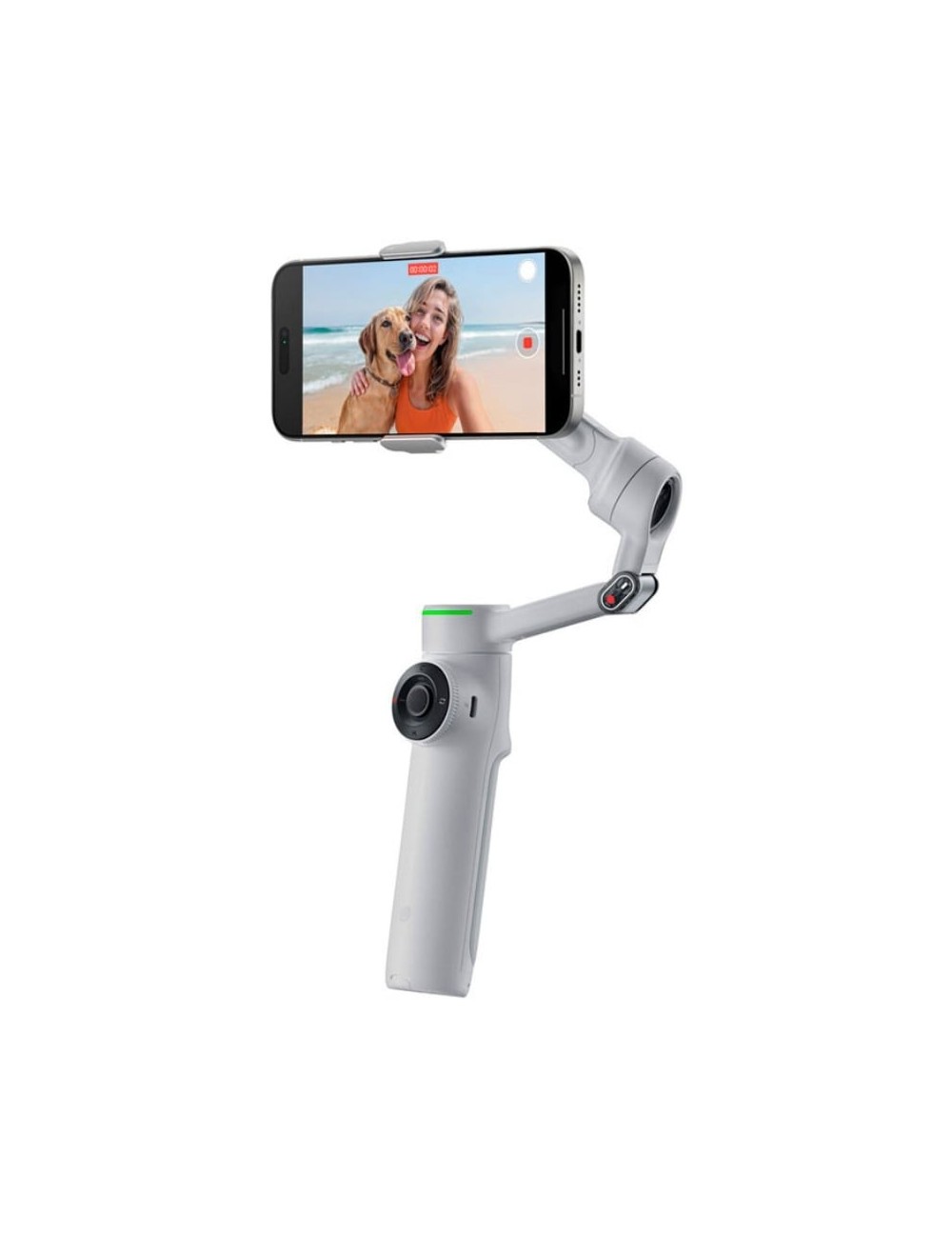 Gimbal palo selfie Insta360 Flow 2 Pro Pack Gimbal con IA/ Gris