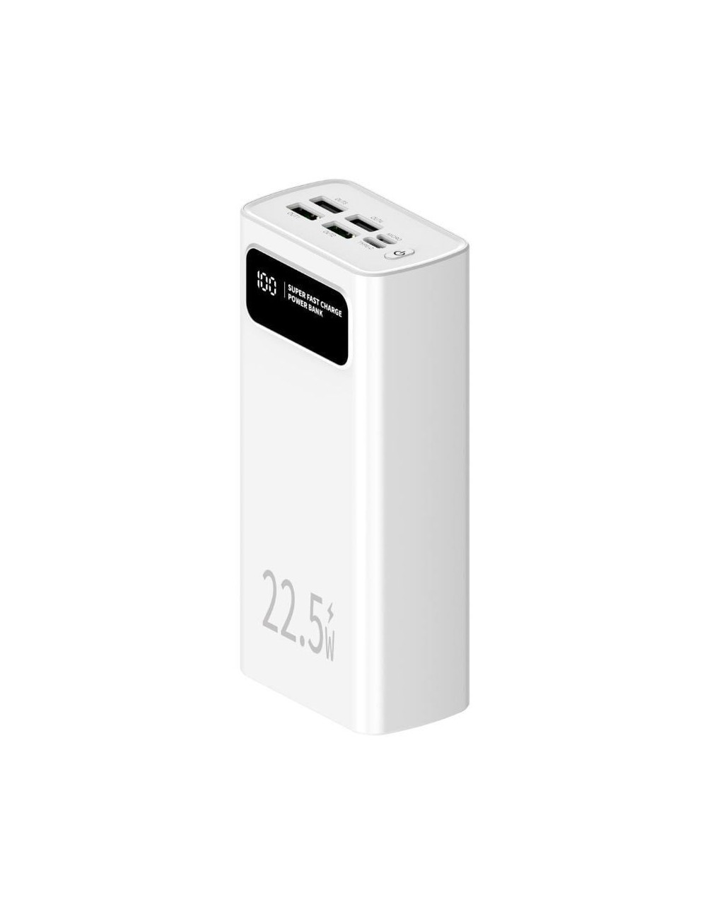 Powerbank 30000mAh Leotec LEPOW30W22W/ 22.5W/ Blanca