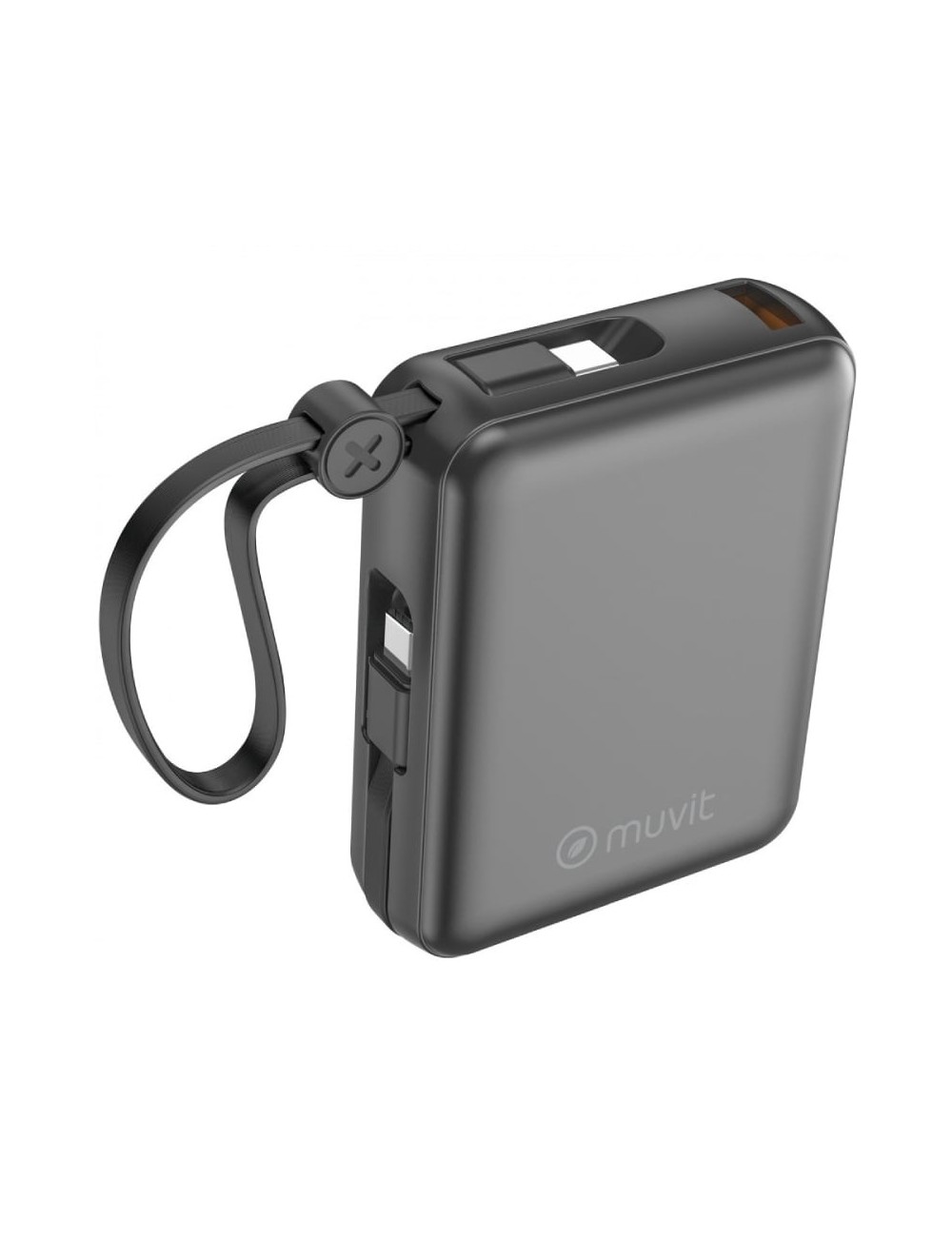 Powerbank 10000mAh Muvit For Change MCCHP0014/ 35W/ Negra