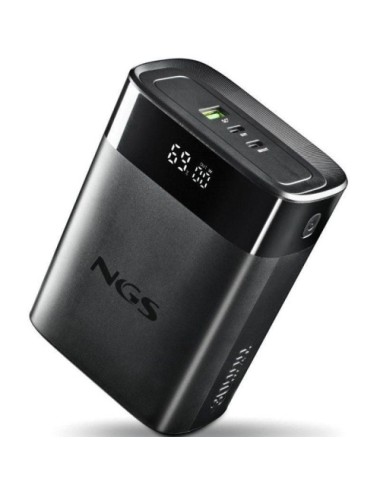 Powerbank 30000mAh NGS TWIX30/ 140W/ Compatible con Portátiles/ Negra