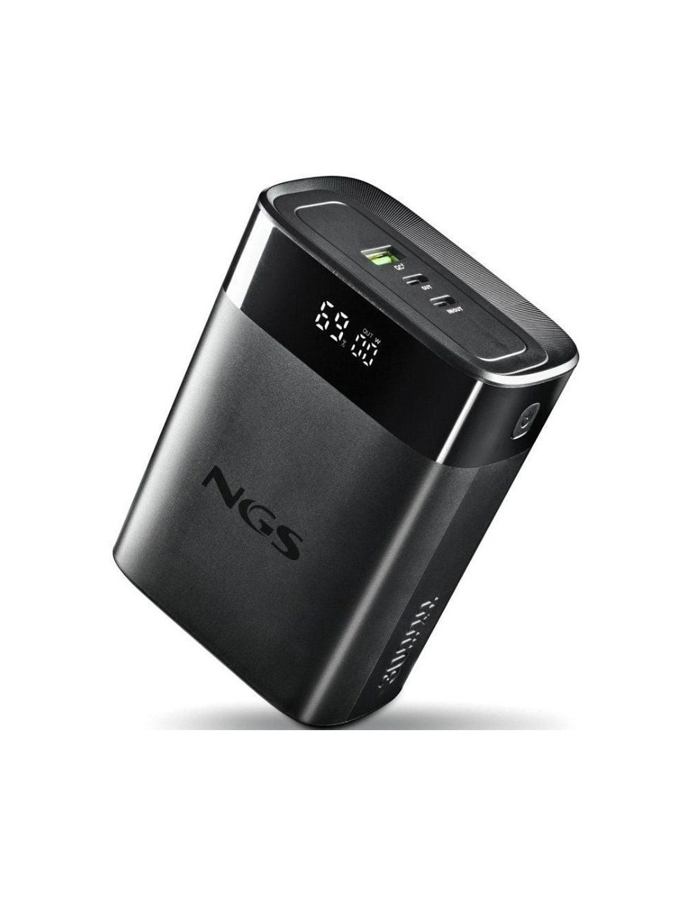 Powerbank 30000mAh NGS TWIX30/ 140W/ Compatible con Portátiles/ Negra