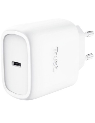 Cargador de Pared GaN Trust Maxo 45W/ 1xUSB Tipo-C/ Incluye Cable USB Tipo-C/ 45W