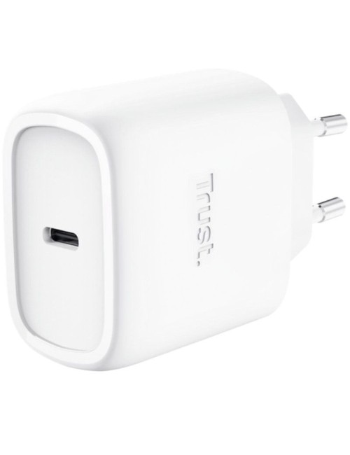 Cargador de Pared GaN Trust Maxo 45W/ 1xUSB Tipo-C/ Incluye Cable USB Tipo-C/ 45W