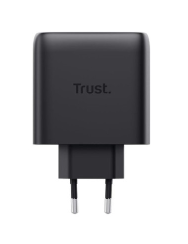 Cargador de Pared GaN Trust Maxo 65W 26067/ 3xUSB Tipo-C/ 1xUSB/ Incluye Cable USB Tipo-C/ 65W