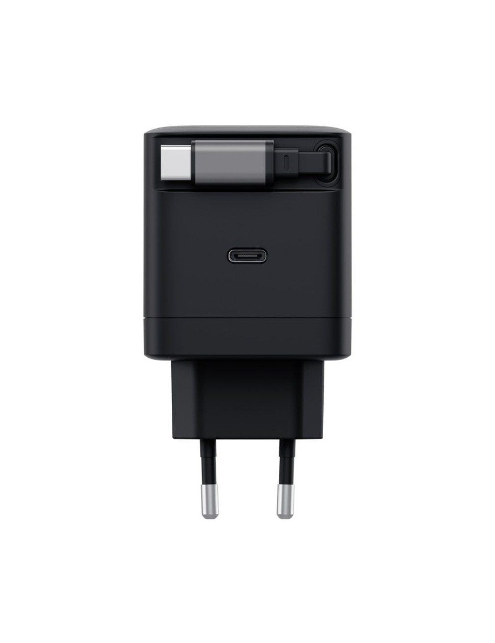 Cargador de Pared Trust Maxo 65W/ 1xUSB Tipo-C/ Incluye Cable USB Tipo-C Retráctil/ 65W