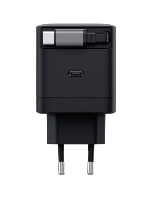Cargador de Pared Trust Maxo 65W/ 1xUSB Tipo-C/ Incluye Cable USB Tipo-C Retráctil/ 65W