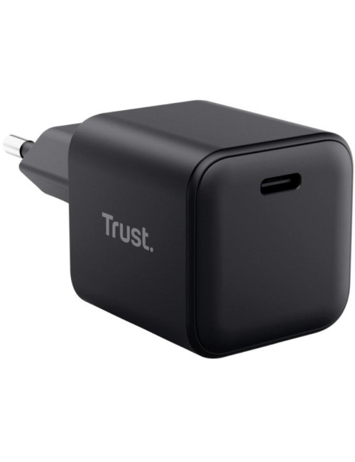 Cargador de Pared GaN Trust Maxo 65W Ultrareducido/ 1xUSB Tipo-C/ Incluye Cable USB Tipo-C/ 65W