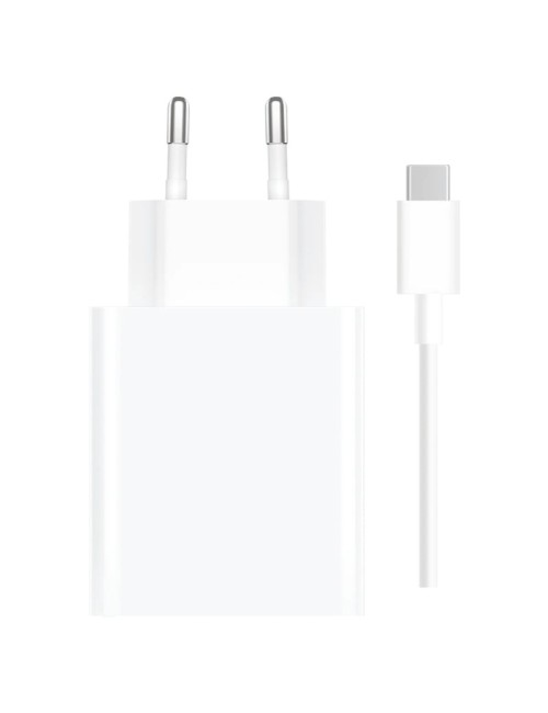 Cargador de Pared Xiaomi 67W HyperCharge Combo (Type-A)/ 1xUSB + Cable USB Tipo-C/ 67W