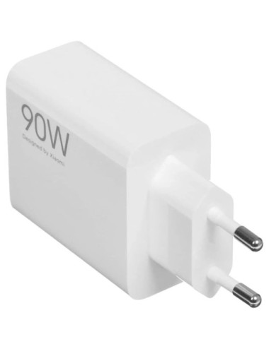 Cargador de Pared GaN Xiaomi 90W HyperCharge Combo (Type-A)/ 1xUSB + Cable USB Tipo-C/ 90W