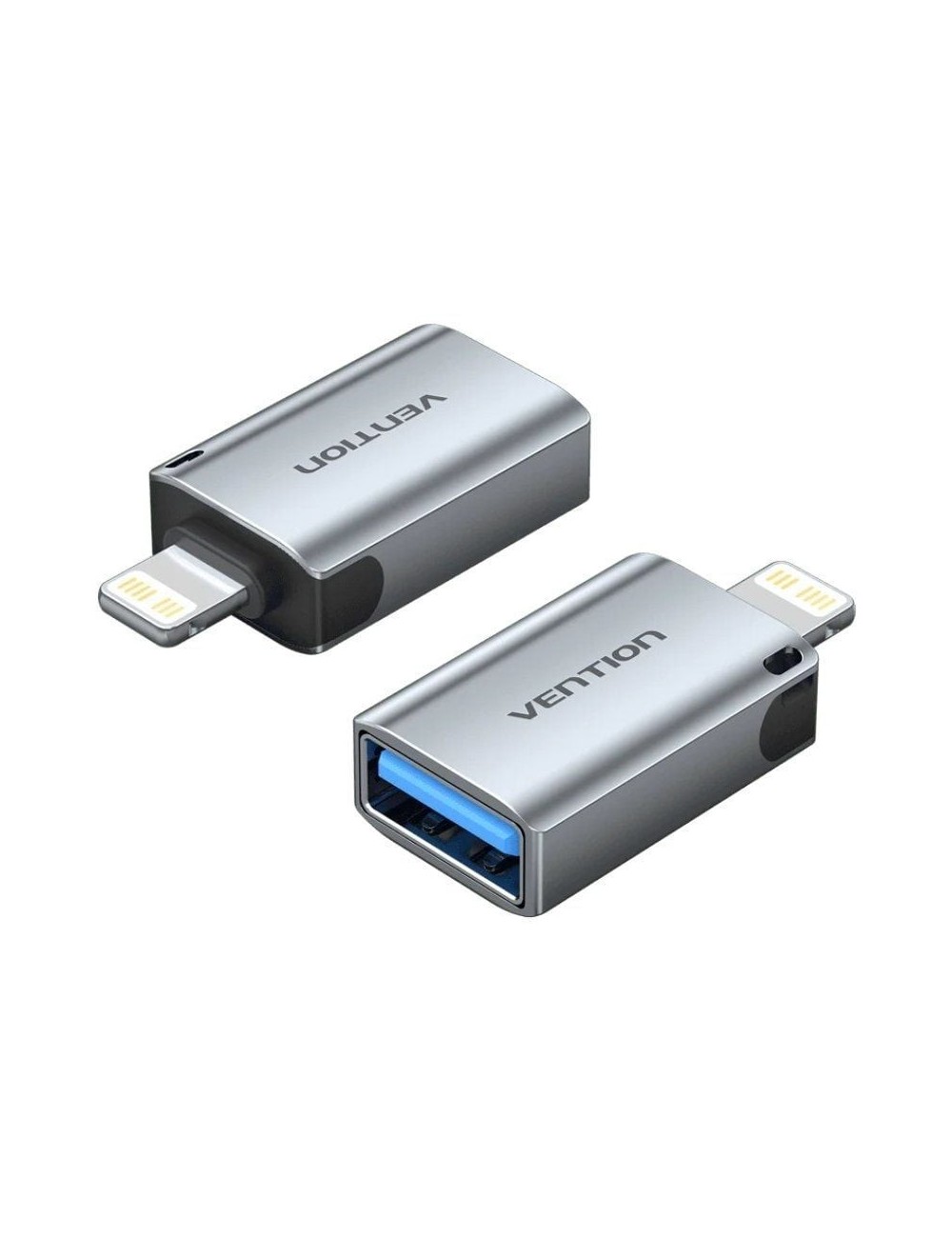 Adaptador OTG USB Vention CUCH0/ USB Hembra - Lightning Macho/ Azul