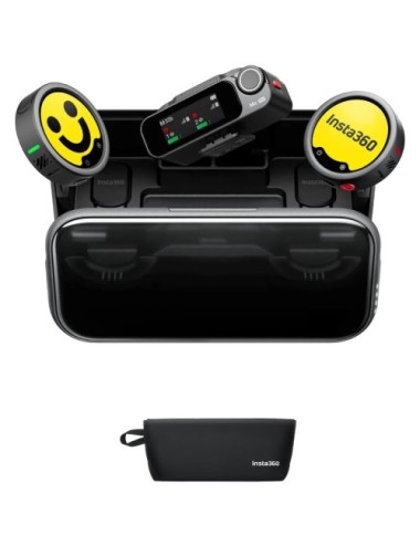 Micrófono Inalámbrico con Clip Insta360 Mic Pro (2 TX + 1 RX)/ USB Tipo-C/ Incluye Receptor/ 2 unidades