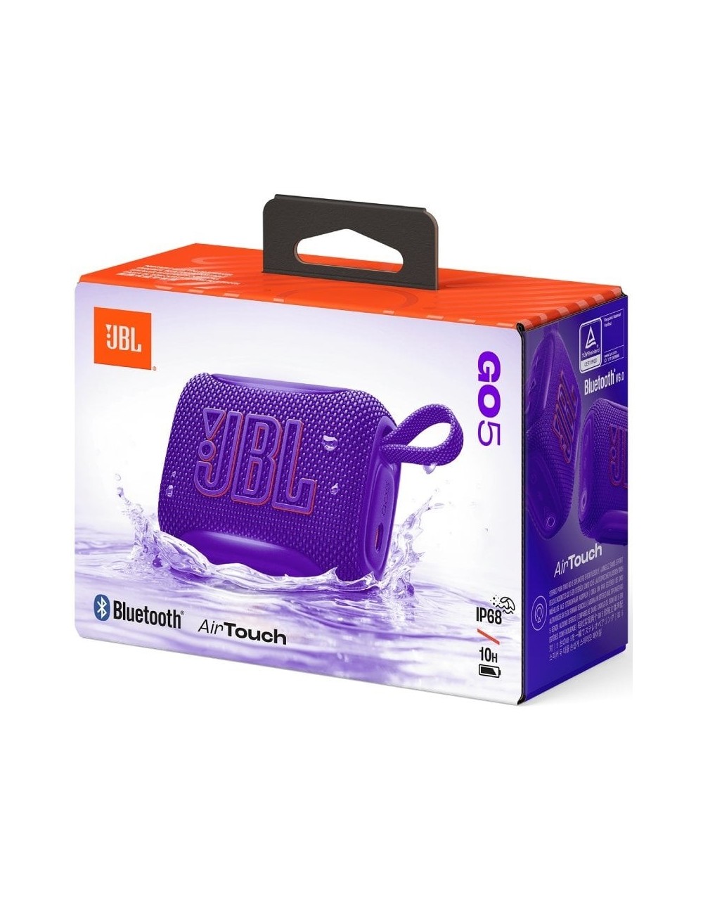 Altavoz con Bluetooth JBL GO 5/ 4.8W/ 1.0/ Púrpura