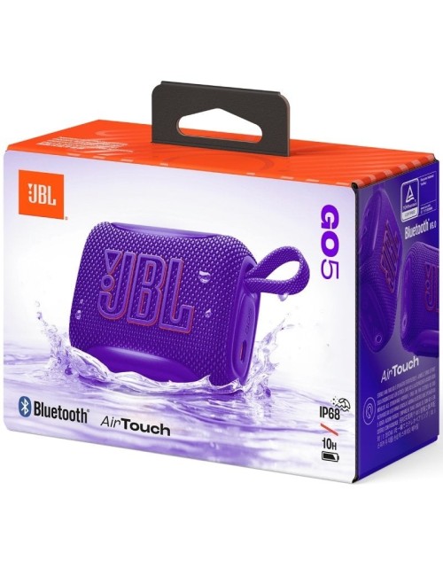 Altavoz con Bluetooth JBL GO 5/ 4.8W/ 1.0/ Púrpura