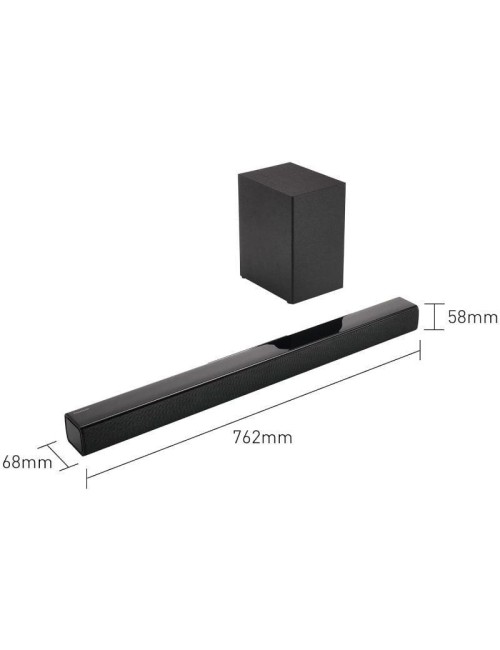 Barra de Sonido con Bluetooth Panasonic SC-HTB150/ 100W/ 2.1