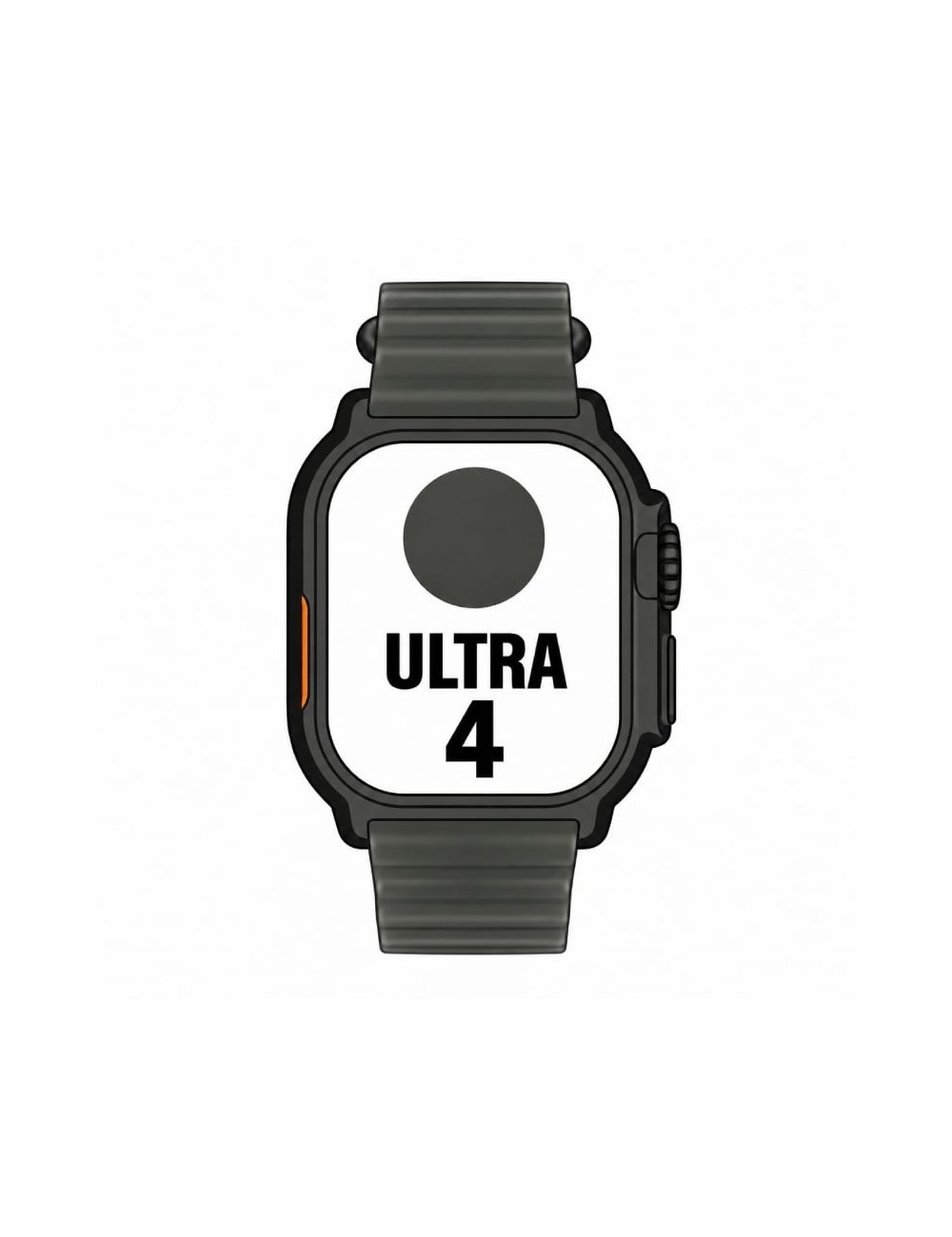 Apple Watch Ultra 4/ GPS/ 49mm/ Caja de Titanio Negro/ Correa Ocean Negro Translucido