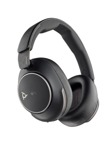 Auriculares Inalámbricos Poly Voyager Surround 80 UC USB Tipo-C + Adaptador USB-C/A/ con Micrófono/ Bluetooth/ Negros