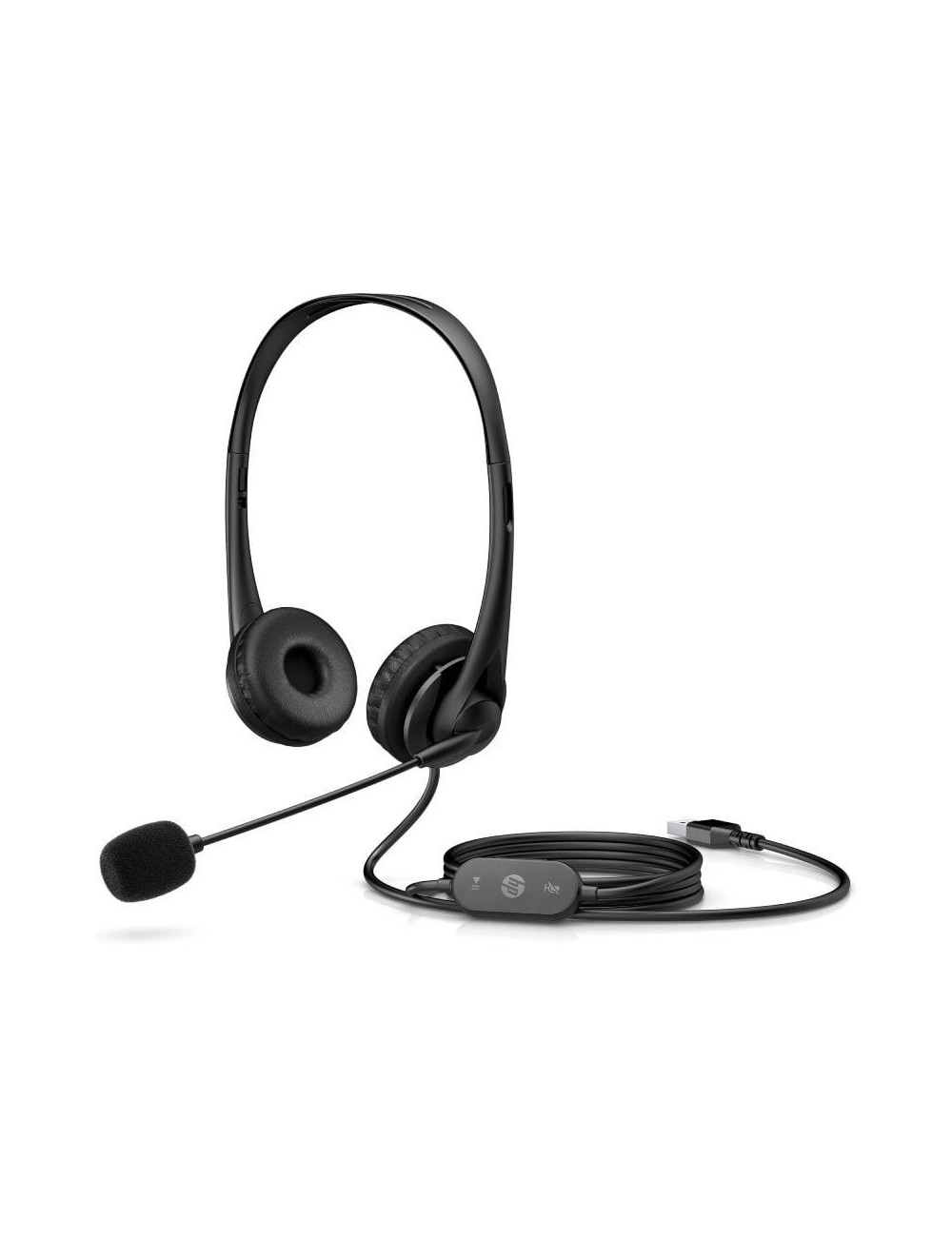 Auriculares HP G2/ con Micrófono/ USB/ Negros
