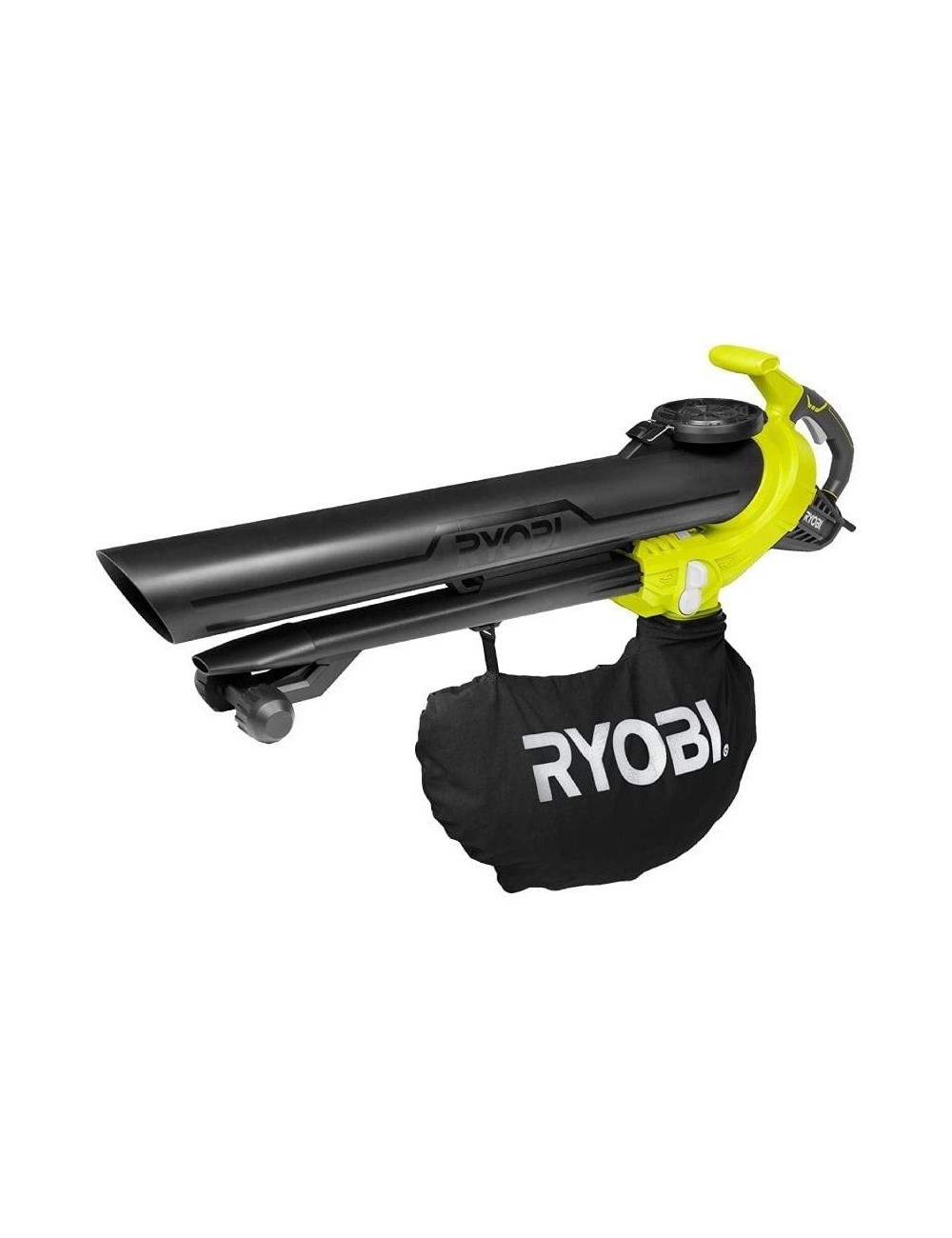 Aspirador - Soplador - Triturador Ryobi RBV3000CESV/ 3000W/ Aspiración 16 m³/min/ Trituración 16:1