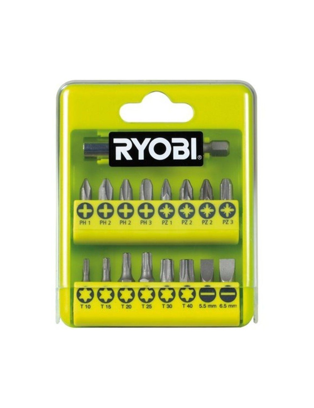 Estuche de 21 Puntas para Atornillar Ryobi RAK17SD