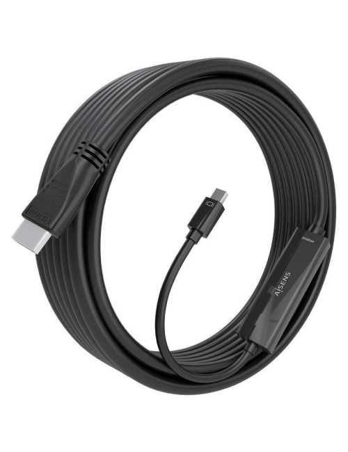 Cable Conversor Aisens A125-0890/ Mini DisplayPort Macho - HDMI 4K Macho/ 5m/ Negro