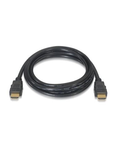 Cable HDMI 2.0 4K Aisens A120-0119/ HDMI Macho - HDMI Macho/ 1m/ Certificado/ Negro