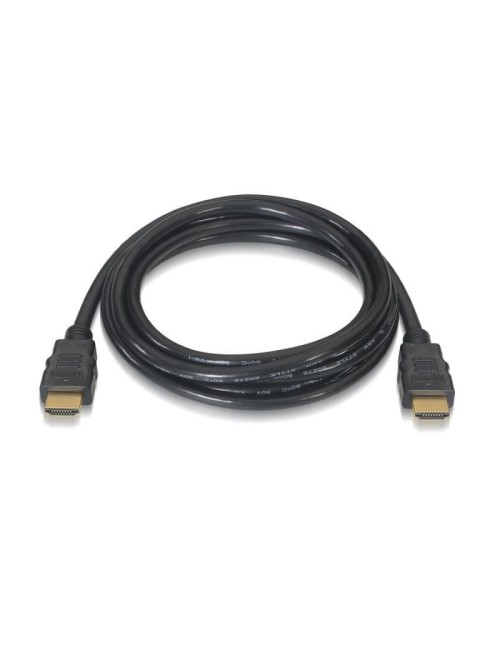 Cable HDMI 2.0 4K Aisens A120-0119/ HDMI Macho - HDMI Macho/ 1m/ Certificado/ Negro