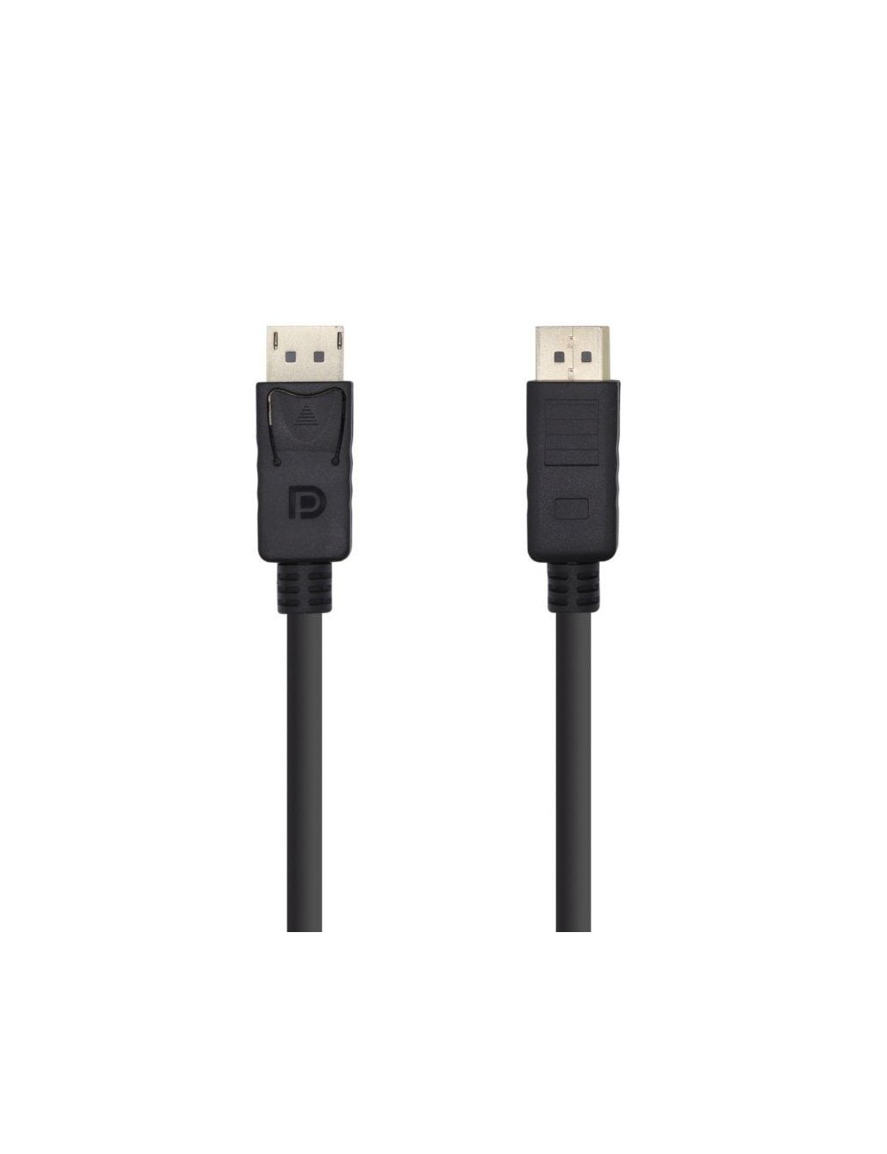 Cable DisplayPort 1.2 4K Aisens A124-0387/ DisplayPort Macho - DisplayPort Macho/ Hasta 5W/ 2300Mbps/ 5m/ Negro