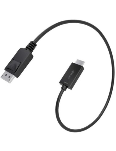 Cable Conversor Aisens A125-0891/ DisplayPort Macho - HDMI 4K Macho/ 60cm/ Negro