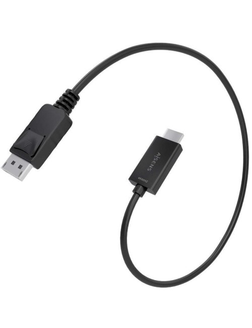 Cable Conversor Aisens A125-0891/ DisplayPort Macho - HDMI 4K Macho/ 60cm/ Negro