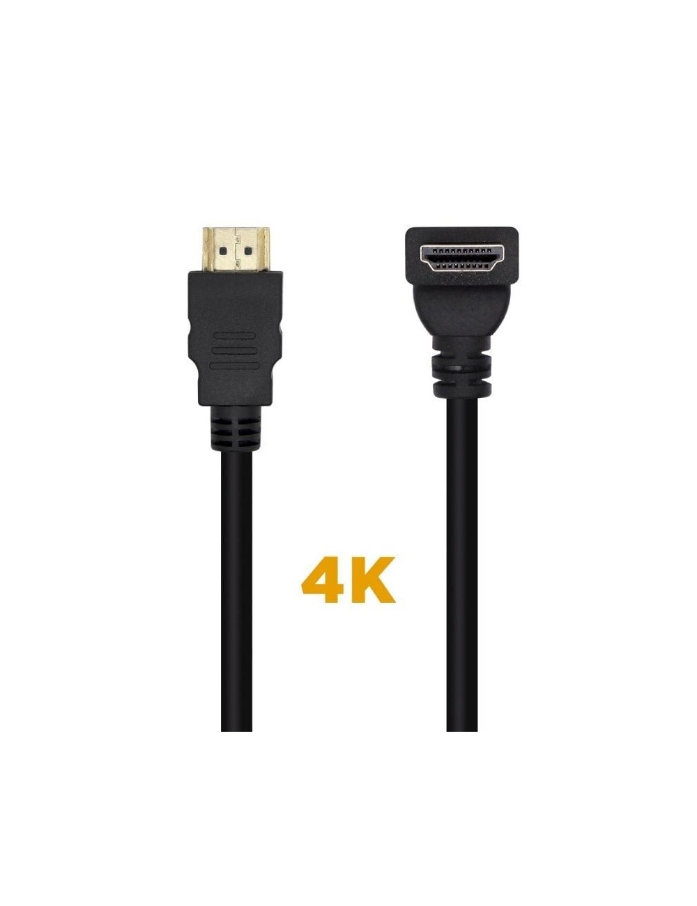 Cable HDMI 2.0 4K Aisens A120-0457/ HDMI Macho - HDMI Macho/ 2m/ Negro