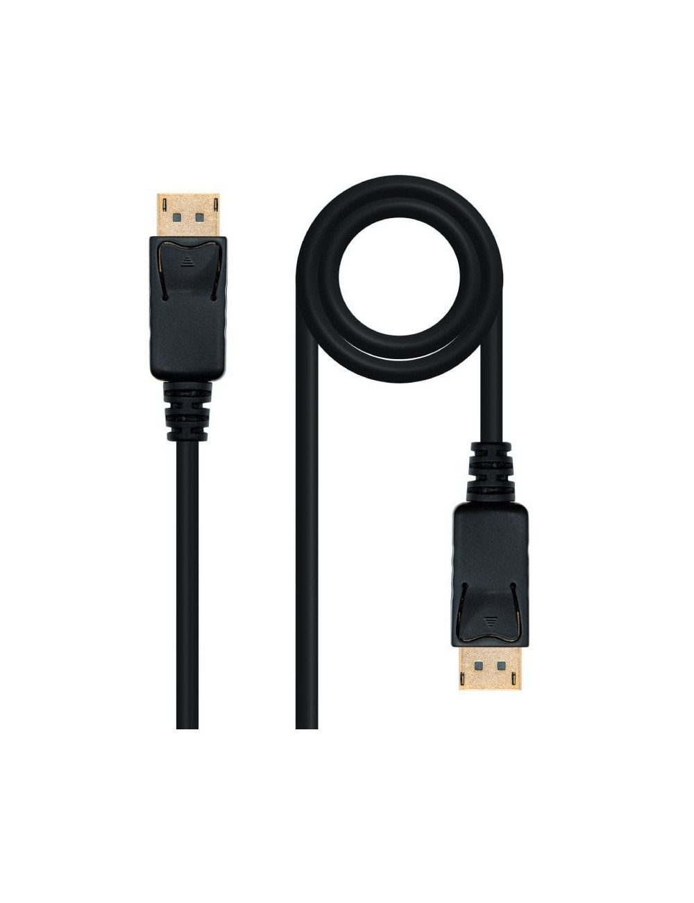 Cable DisplayPort 1.2 4K Nanocable 10.15.2310/ DisplayPort Macho - DisplayPort Macho/ 10m/ Negro