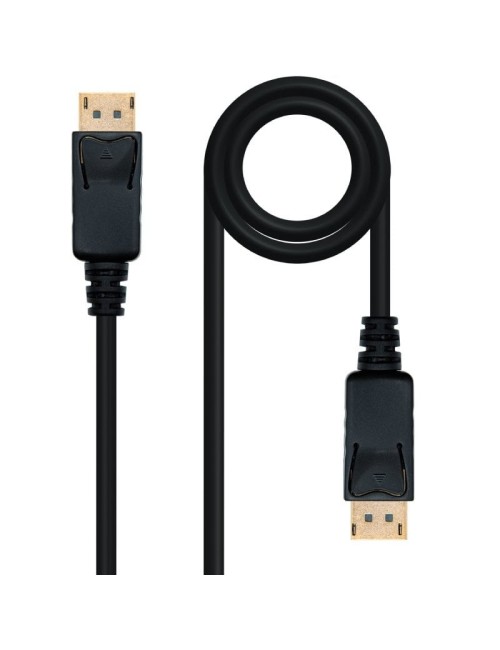 Cable DisplayPort 1.2 4K Nanocable 10.15.2310/ DisplayPort Macho - DisplayPort Macho/ 10m/ Negro