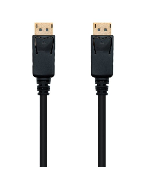Cable DisplayPort 1.2 4K Nanocable 10.15.2310/ DisplayPort Macho - DisplayPort Macho/ 10m/ Negro