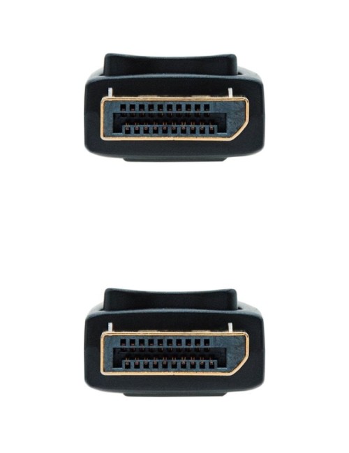 Cable DisplayPort 1.2 4K Nanocable 10.15.2310/ DisplayPort Macho - DisplayPort Macho/ 10m/ Negro