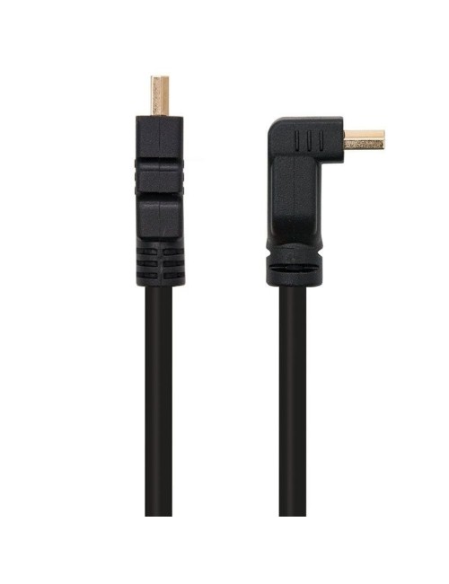 Cable HDMI 1.4 Nanocable 10.15.3002/ HDMI Macho - HDMI Macho/ 1.8m/ Negro