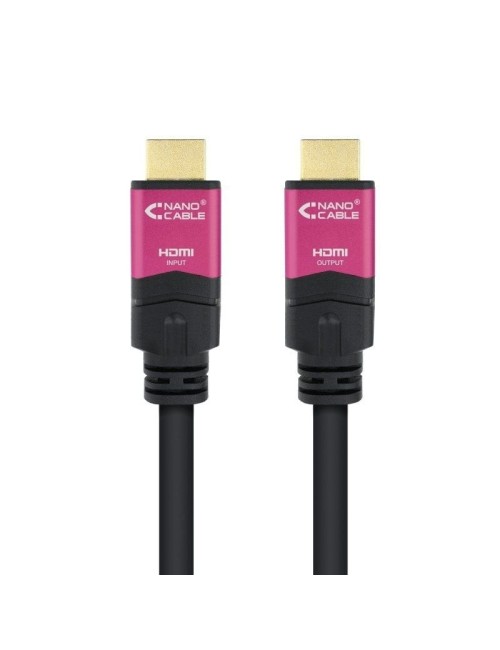 Cable HDMI 2.0 4K Nanocable 10.15.3730/ HDMI Macho - HDMI Macho/ 30m/ Negro