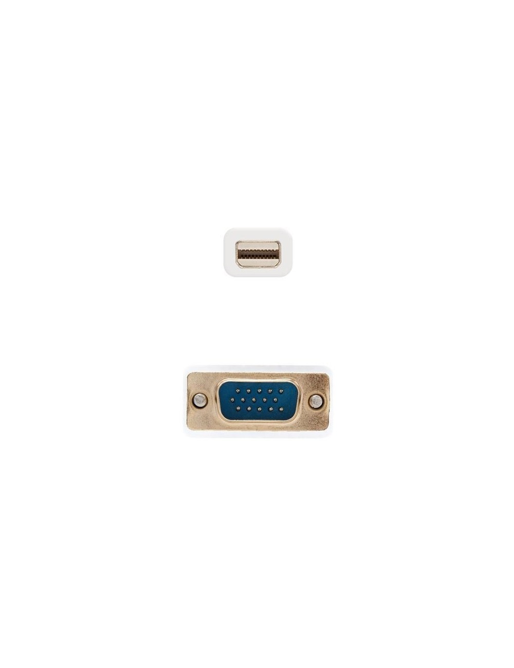Cable Conversor Nanocable 10.15.4102/ Mini DP Macho - VGA Macho/ 2m/ Blanco